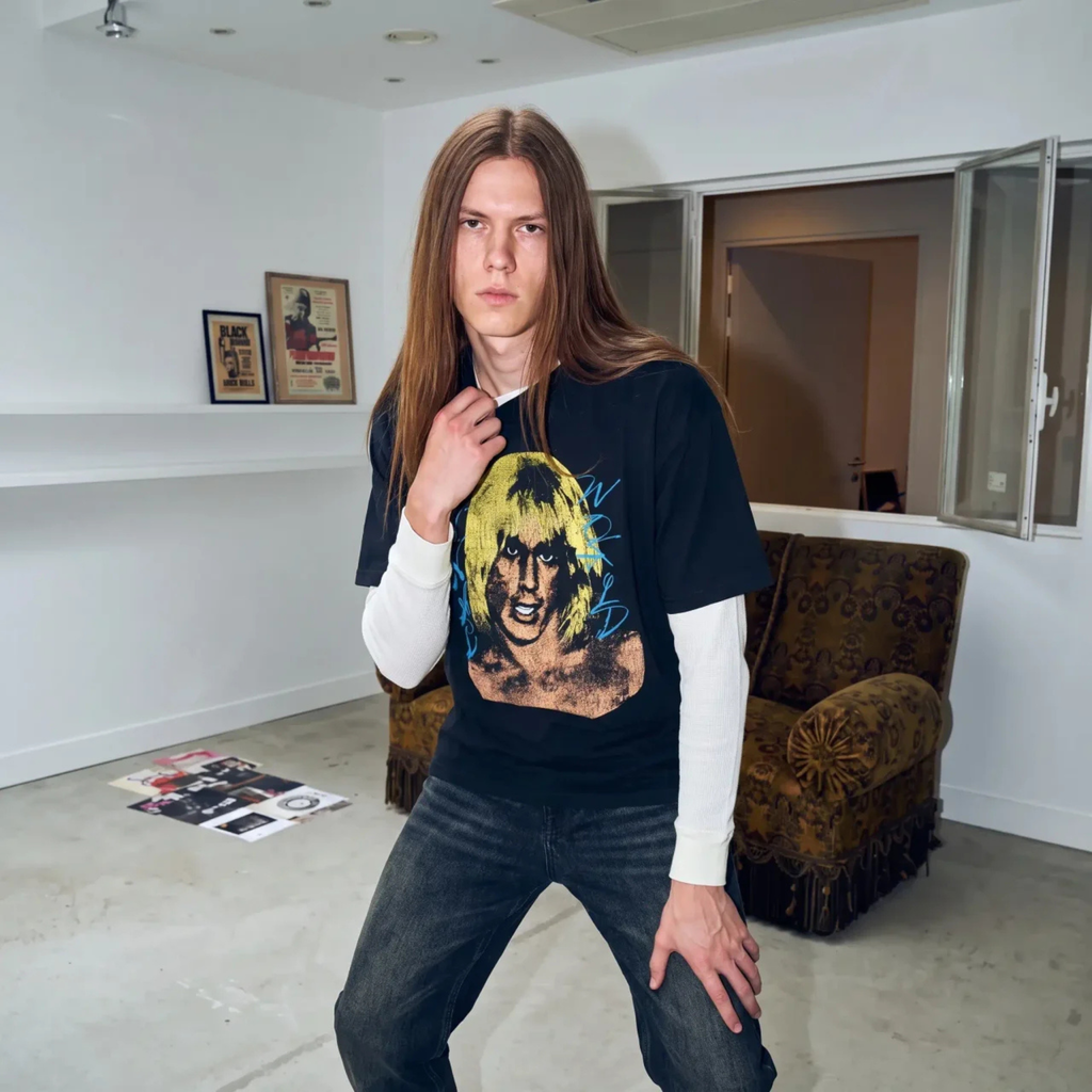 GODFATHER OF PUNK IDOL BLACK TEE