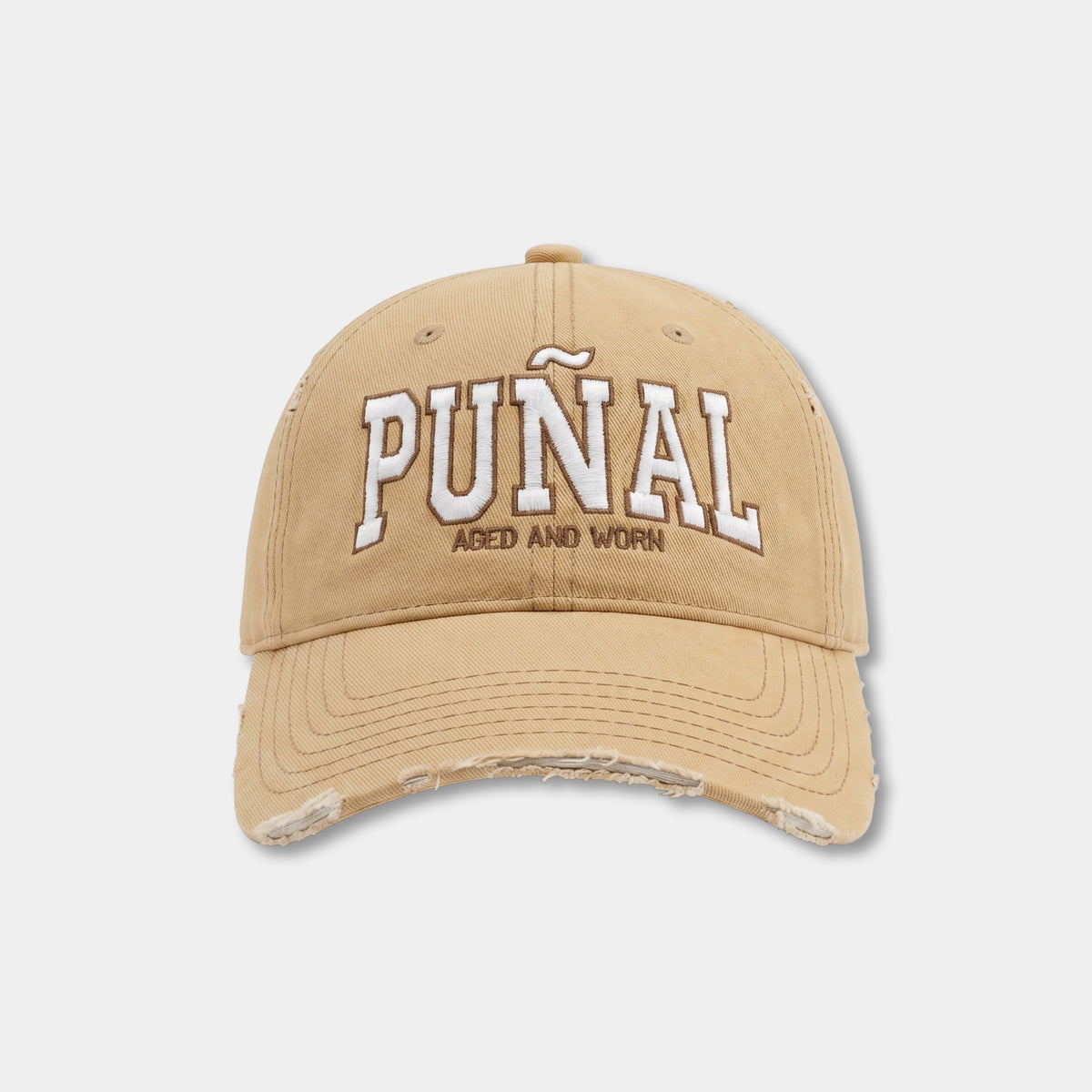 COLLEGE LOGO BEIGE HAT