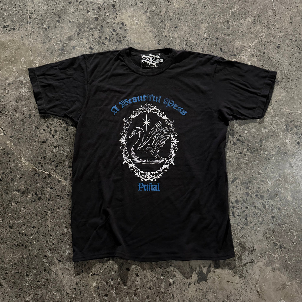 HEAVENLY DISTURBANCE BLACK TEE