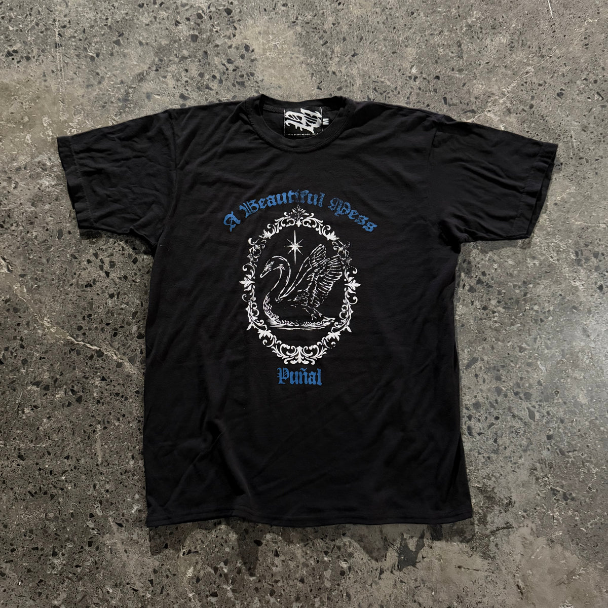 HEAVENLY DISTURBANCE BLACK TEE