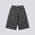 BLACK PLAID ESE SHORTS