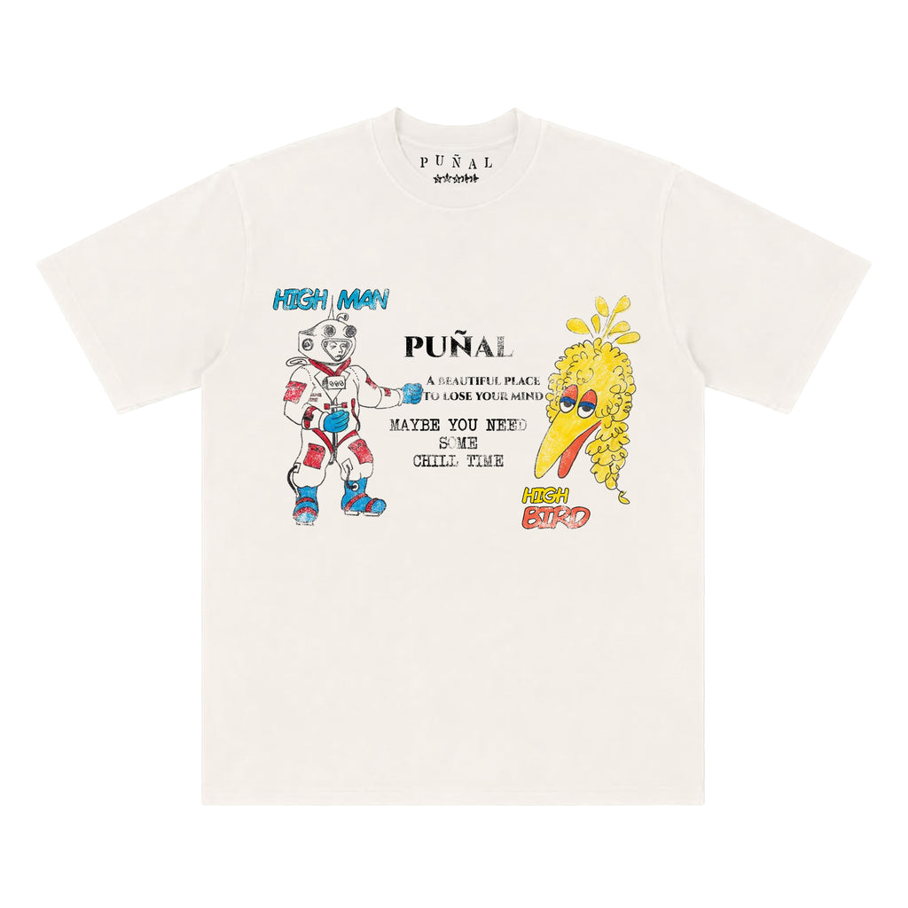 HIGH BIRD WHITE TEE