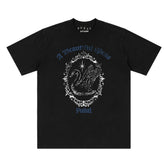 HEAVENLY DISTURBANCE BLACK TEE