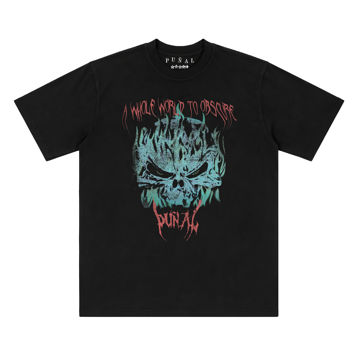 A WORLD OBSCURED BLACK TEE